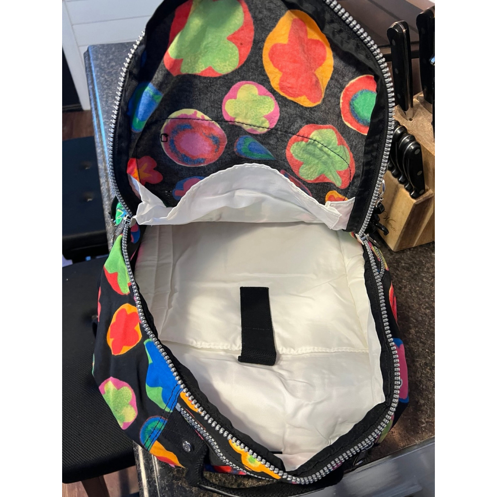 Rare Kipling Funky Flower Backpack - Picture 10 of 10